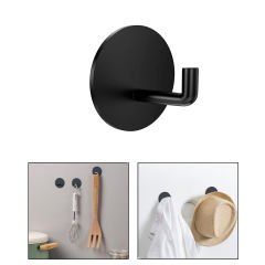 Microcase  Yapışkanlı  Paslanmaz Çelik Banyo Mutfak Eşya Havlu Vb Metal Askılık Yuvarlak Tasarım - AL4935 1 Adet