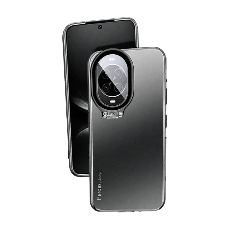 Microcase Huawei Nova 13 Pro ile uyumlu Rome Serisi Kamera Koruma ve Standlı Kılıf AL4968
