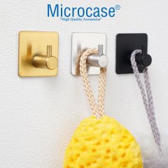Microcase Yapışkanlı Metal Banyo Mutfak Eşya Havlu Vb. Ürün Askılığı -AL4619  1 Adet