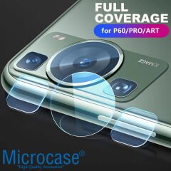 Microcase Huawei P60 / P60 Pro Kamera Camı Lens Koruyucu Nano Esnek Film - AL3400