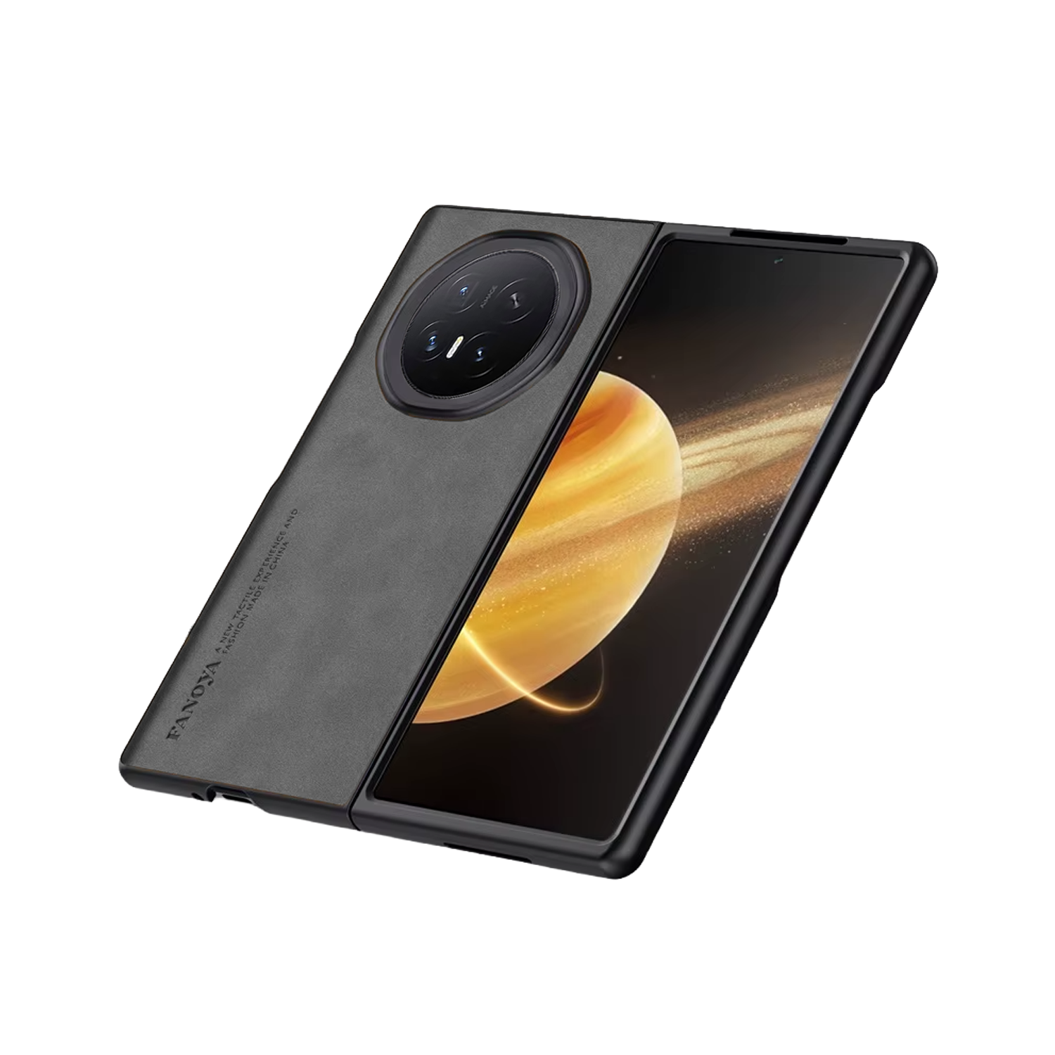 Microcase Honor Magic V6 ile Uyumlu Luxury Leather Series Deri Desenli Plastik Koruma Kılıf - AL8125