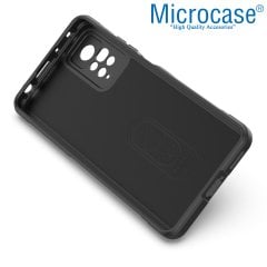 Microcase OnePlus Nord Thunder Serisi Darbeye Dayanıklı Silikon Kılıf - Siyah