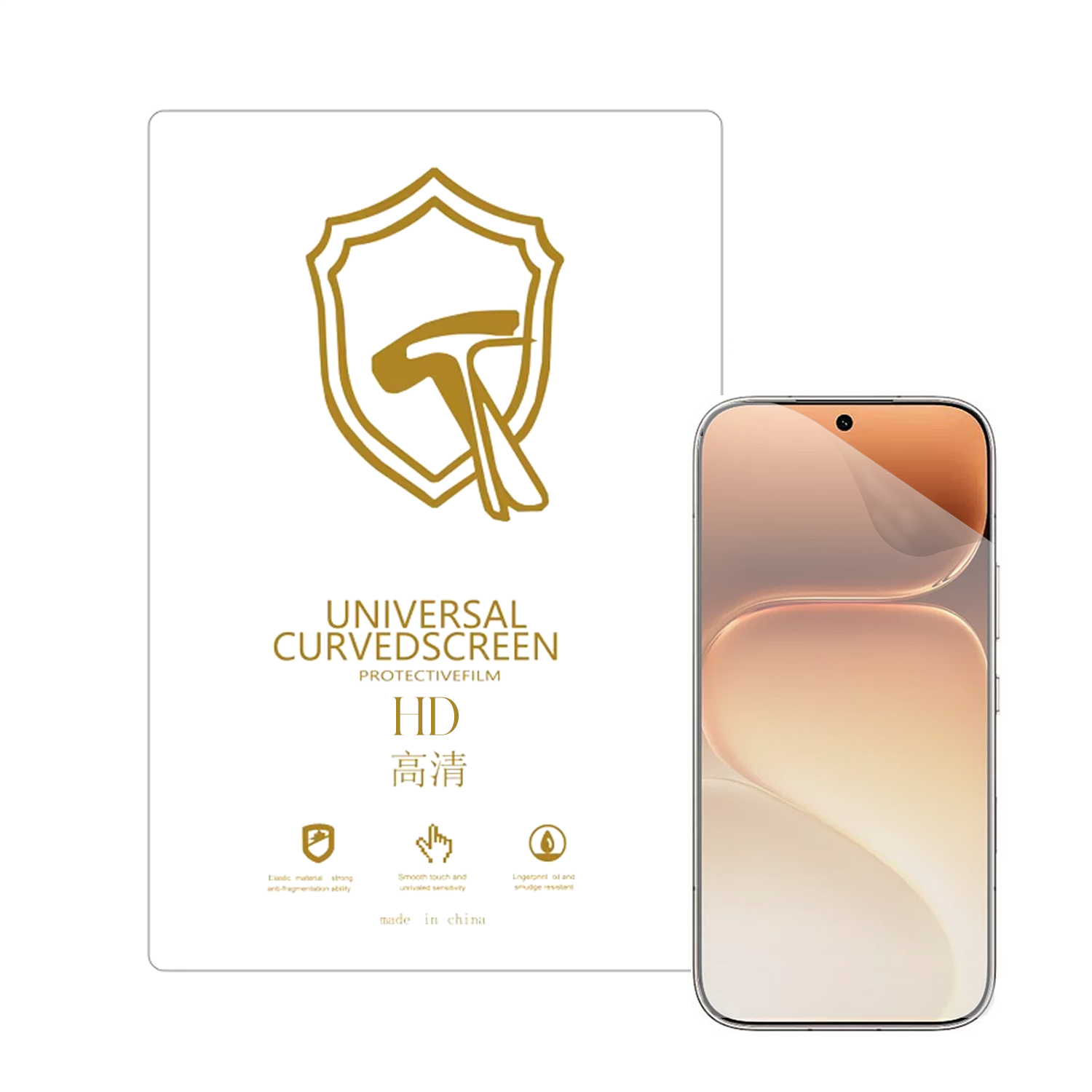 Microcase HONOR 600 Pro ile Uyumlu Full Tpu Nano Ön Ekran Koruma Filmi - EKM101