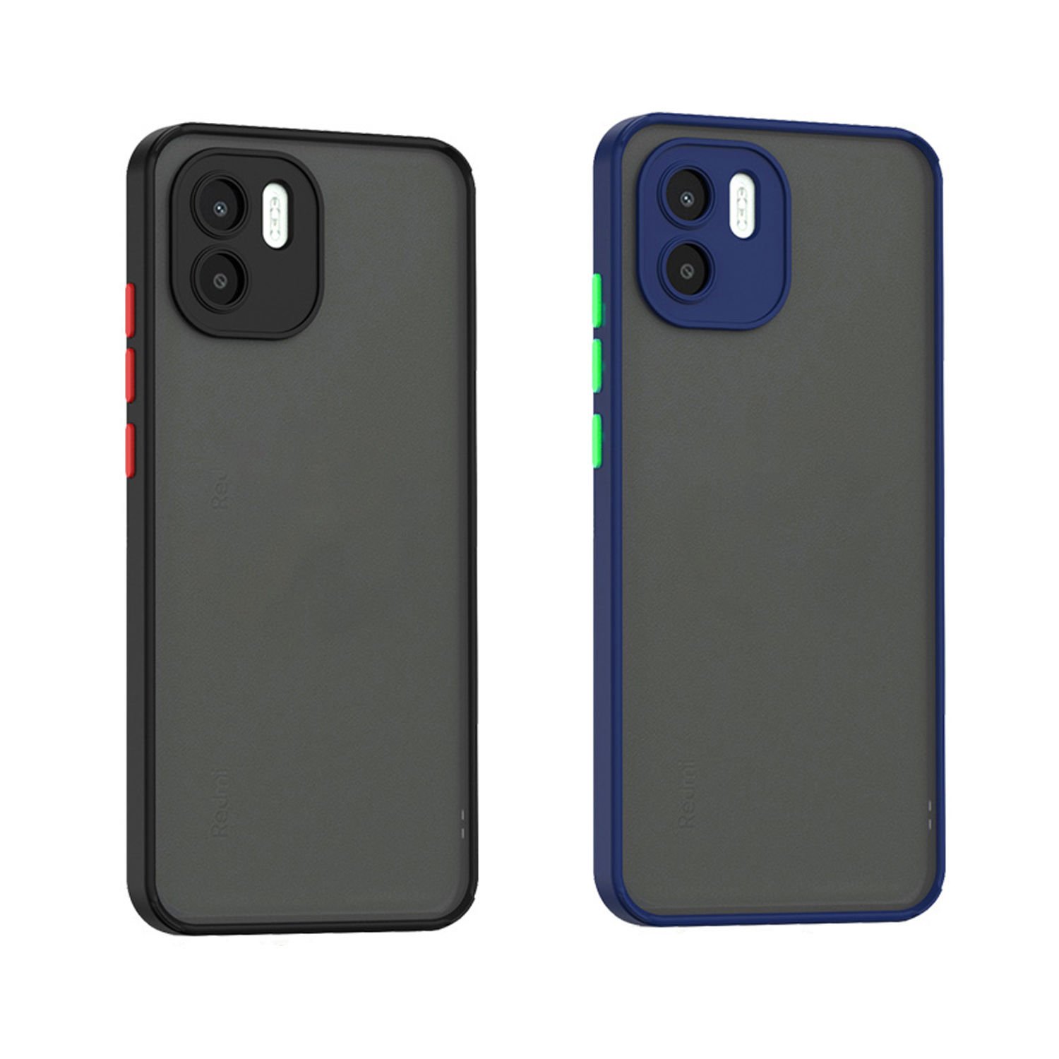 Microcase Xiaomi Redmi A1 / A1 Plus London Serisi Darbeye Dayanıklı Kılıf - AL3415 Mavi