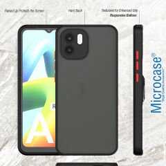 Microcase Xiaomi Redmi A1 / A1 Plus London Serisi Darbeye Dayanıklı Kılıf - AL3415 Mavi