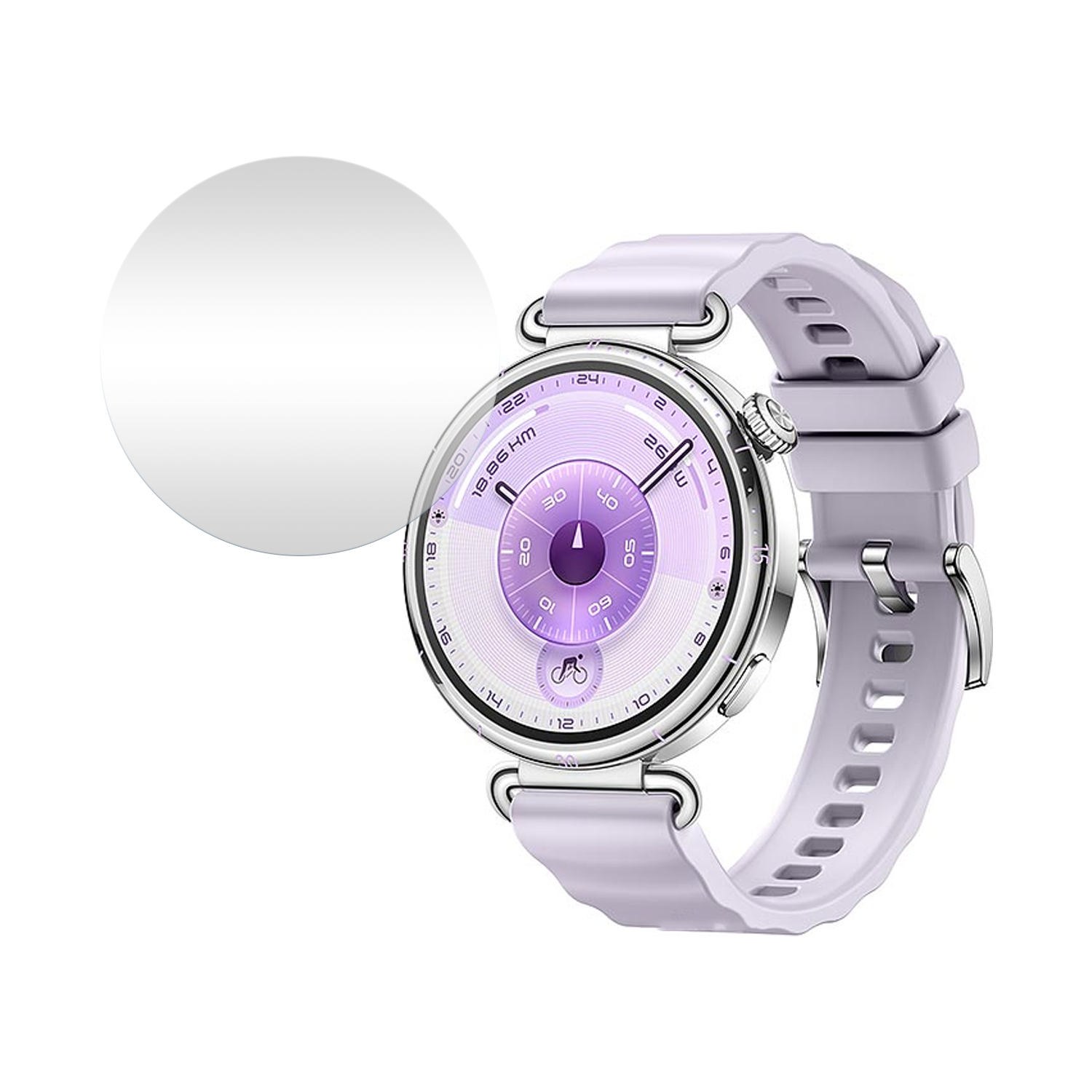 Microcase Huawei Watch GT 6 41mm için TPU Ekran Koruma Filmi - Şeffaf AL3384