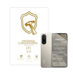 Microcase Xiaomi Poco C81 ile Uyumlu Full Tpu Nano Ön Ekran Koruma Filmi - EKM101