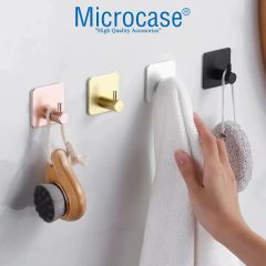 Microcase Yapışkanlı Metal Banyo Mutfak Eşya Havlu Vb. Ürün Askılığı -AL4619  2 Adet