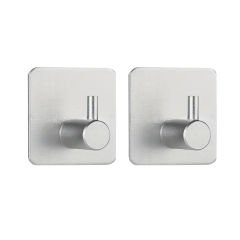 Microcase Yapışkanlı Metal Banyo Mutfak Eşya Havlu Vb. Ürün Askılığı -AL4619  2 Adet