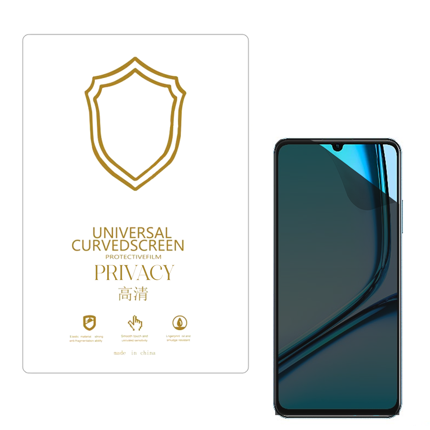 Microcase Infinix Note 50 ile Uyumlu Privacy Gizlilik Filtreli Hayalet Nano Ekran Koruyucu-EKM110