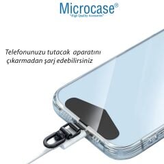 Microcase 360 Döner Başlıklı Telefon İp Askılıklar için Paslanmaz Çelik Tutacak Bağlantı Parçası-AL4927 2 AD