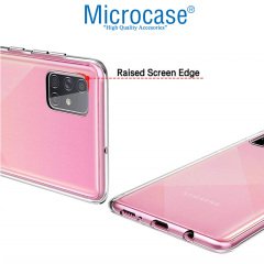 Microcase Samsung Galaxy A71 İnce 0.2 mm Soft Silikon Kılıf - Şeffaf