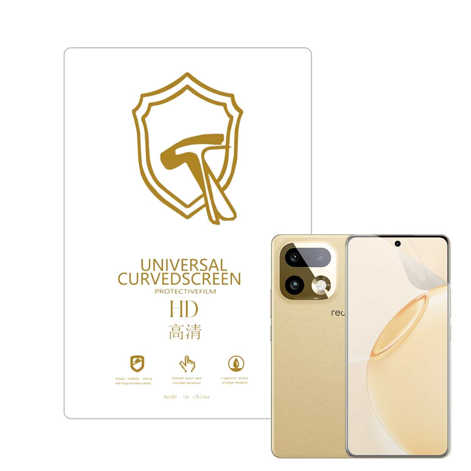 Microcase Realme 16 Pro Plus ile Uyumlu Full Tpu Nano Ön Ekran Koruma Filmi - EKM101
