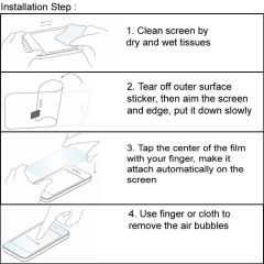 Microcase Samsung Galaxy Tab E T562 T560 T565 T567 9.6 inch Tablet Tempered Glass Cam Koruma