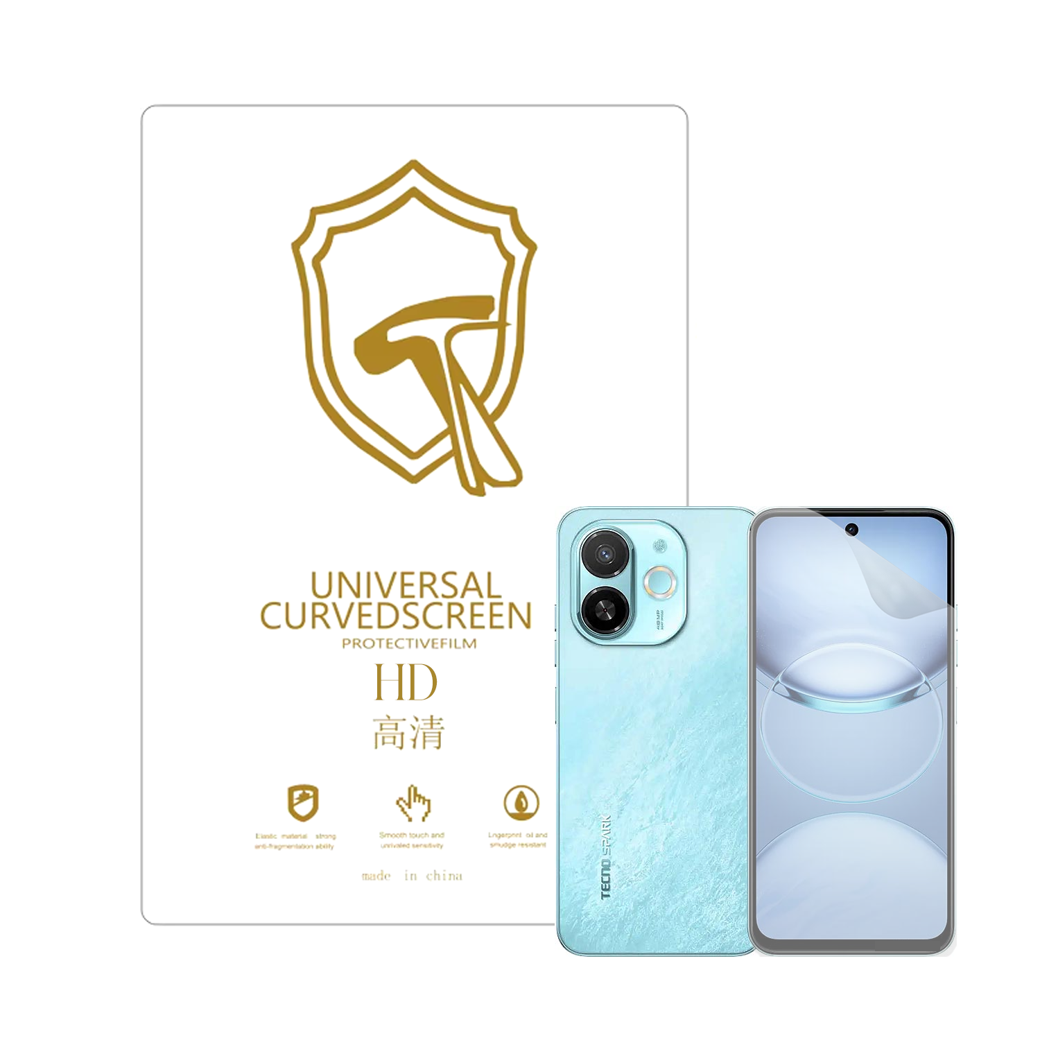 Microcase Tecno Spark 30C 5G ile Uyumlu Full Tpu Nano Ön Ekran Koruma Filmi - EKM101
