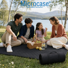 Microcase Portatif Piknik Kamp Outdoor Plaj Örtüsü Baklava Desen Kamp Matı Kapitone Desen 150x200 CM AL5629
