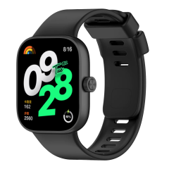Microcase Xiaomi Redmi Watch 4/Mi Band 8 Pro/Mi Band 9 Pro ile Uyumlu Delikli Silikon Kordon Kayış - KY6540