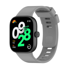 Microcase Xiaomi Redmi Watch 4/Mi Band 8 Pro/Mi Band 9 Pro ile Uyumlu Delikli Silikon Kordon Kayış - KY6540