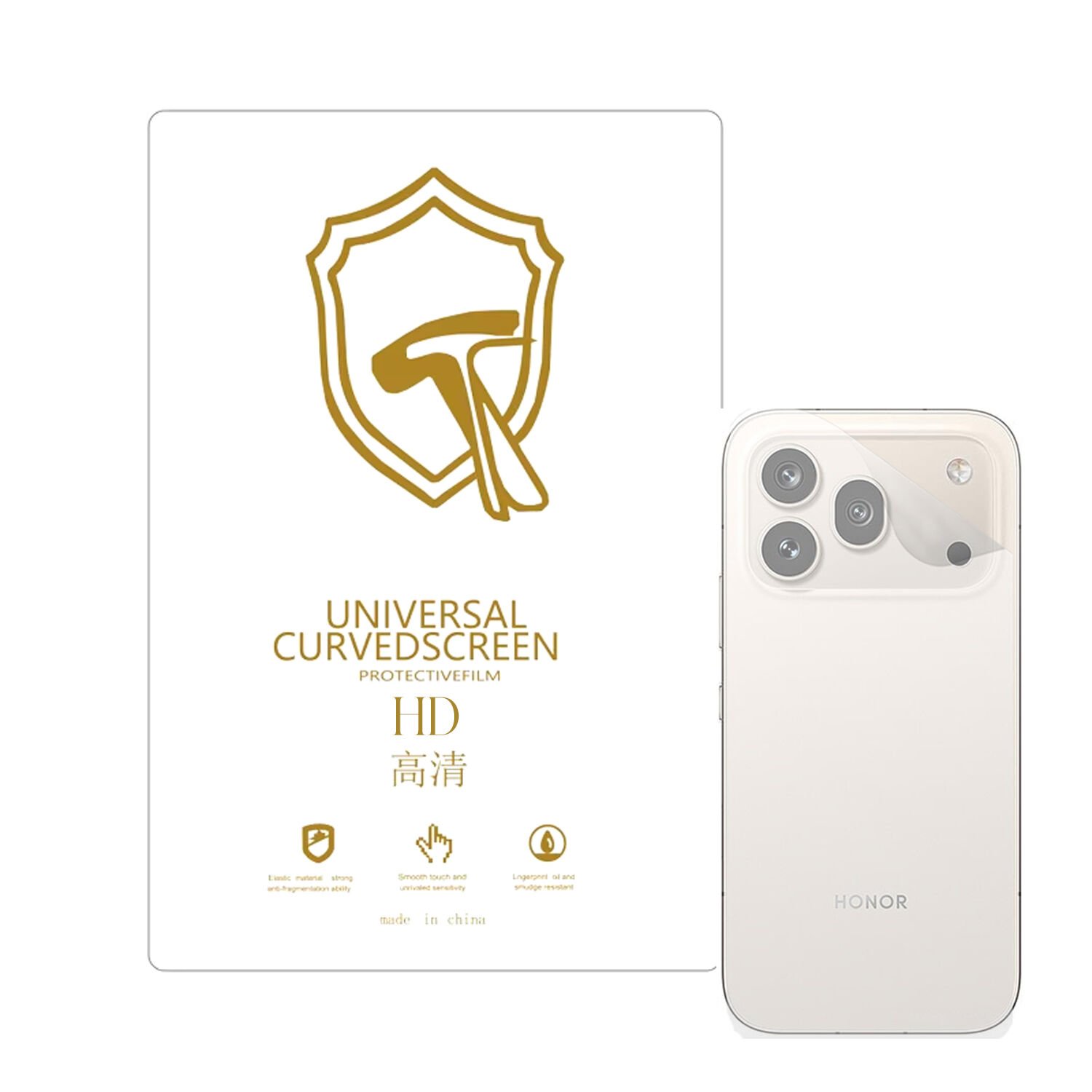 Microcase Honor 600 Pro ile Uyumlu Full Tpu Nano Arka Ekran Koruma Filmi - EKM102