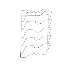 Microcase 5 Bölmeli Mutfak Düzenleyici Metal Tencere Kapağı Düzenleyici AL5716