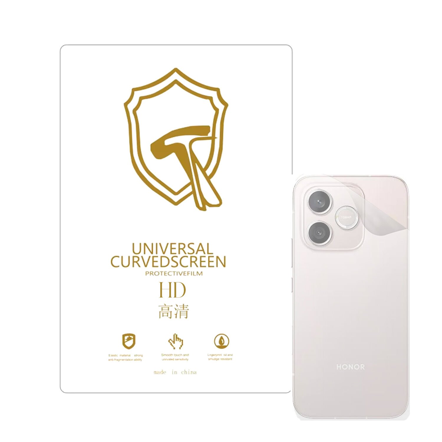Microcase Honor 600 Lite ile Uyumlu Full Tpu Nano Arka Ekran Koruma Filmi - EKM102