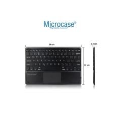 TCL Tab 10s Tablet için Touchpad Bluetooth Klavye (TR Sticker) + Bluetooth Mouse + Tablet Standı - AL2766