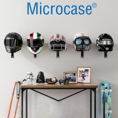Microcase Motorcular için Duvara Monte Metal Elbise ve Kask Askılığı AL5711