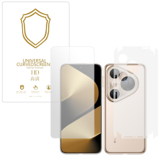 Microcase Huawei Pura 80 Ultra ile Uyumlu Full Tpu Ön Arka ve Yan 360 Nano Koruma- EKM116