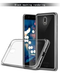 Nokia 3 Ultra 0.2 mm İnce Silikon Kılıf + Tempered Glass Koruma