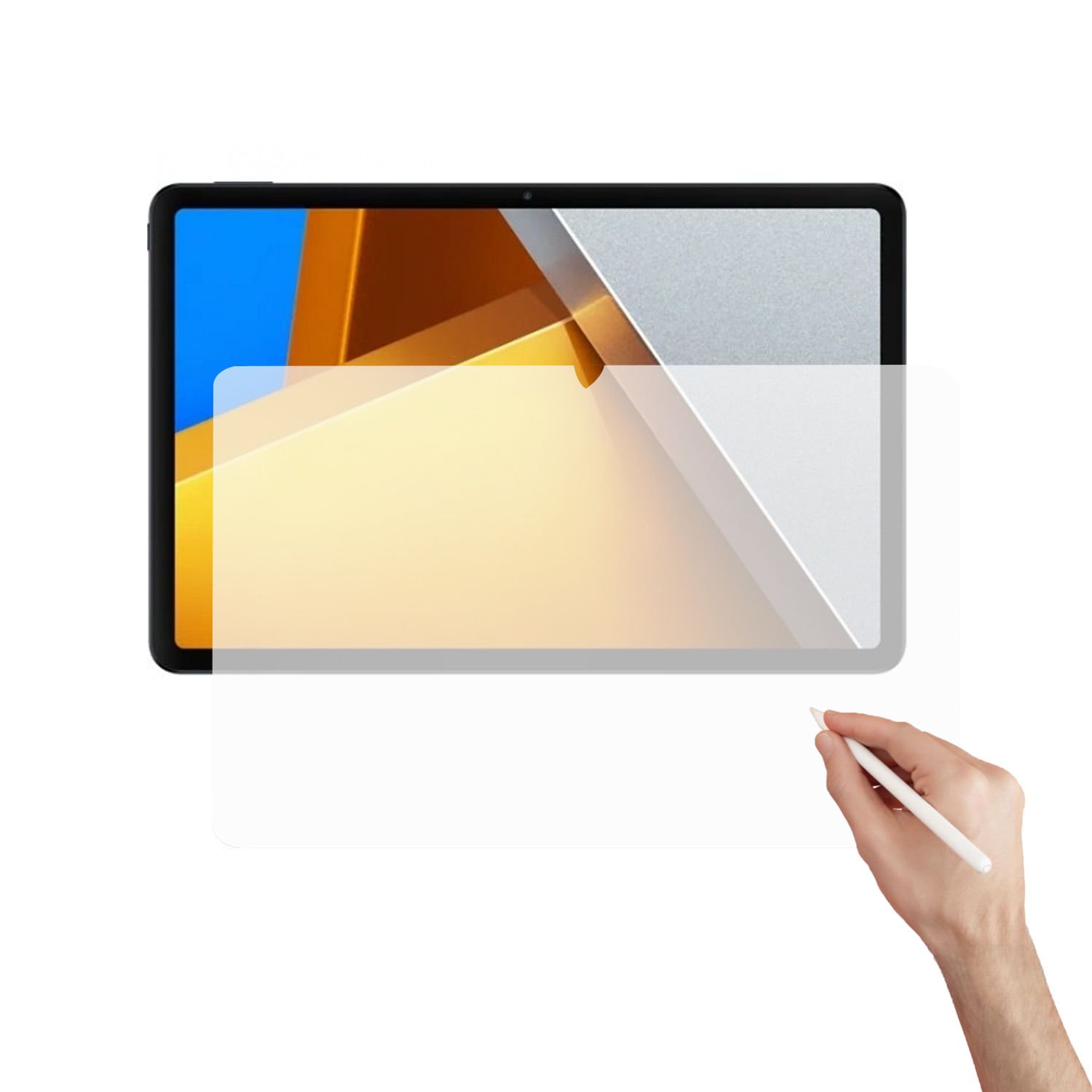 Microcase Xiaomi Redmi Poco Pad 12.1 inch Tablet Paper Like Pencil Destekli Kağıt Hissi Veren Mat Ekran Koruyucu - AL3289