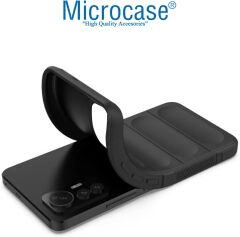 Microcase Xiaomi 13 Miami Serisi Darbeye Dayanıklı Silikon Kılıf - AL3420 Açık Gri