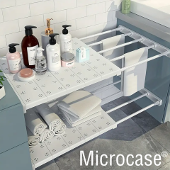 Microcase Uzunluk Ayarlamalı Dolap içi Raf 35X48-80 CM AL5705 2 ADET AL5705