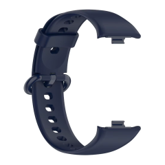 Microcase Xiaomi Redmi Watch 4/Mi Band 8 Pro/Mi Band 9 Pro ile Uyumlu Delikli Tokalı Silikon Kordon Kayış - KY6541