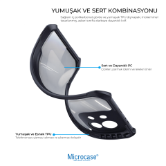 Microcase Oppo A6T 5G ile uyumlu Airbag Serisi Darbeye Dayanıklı Köşe Korumalı Tpu Kılıf - AL3370