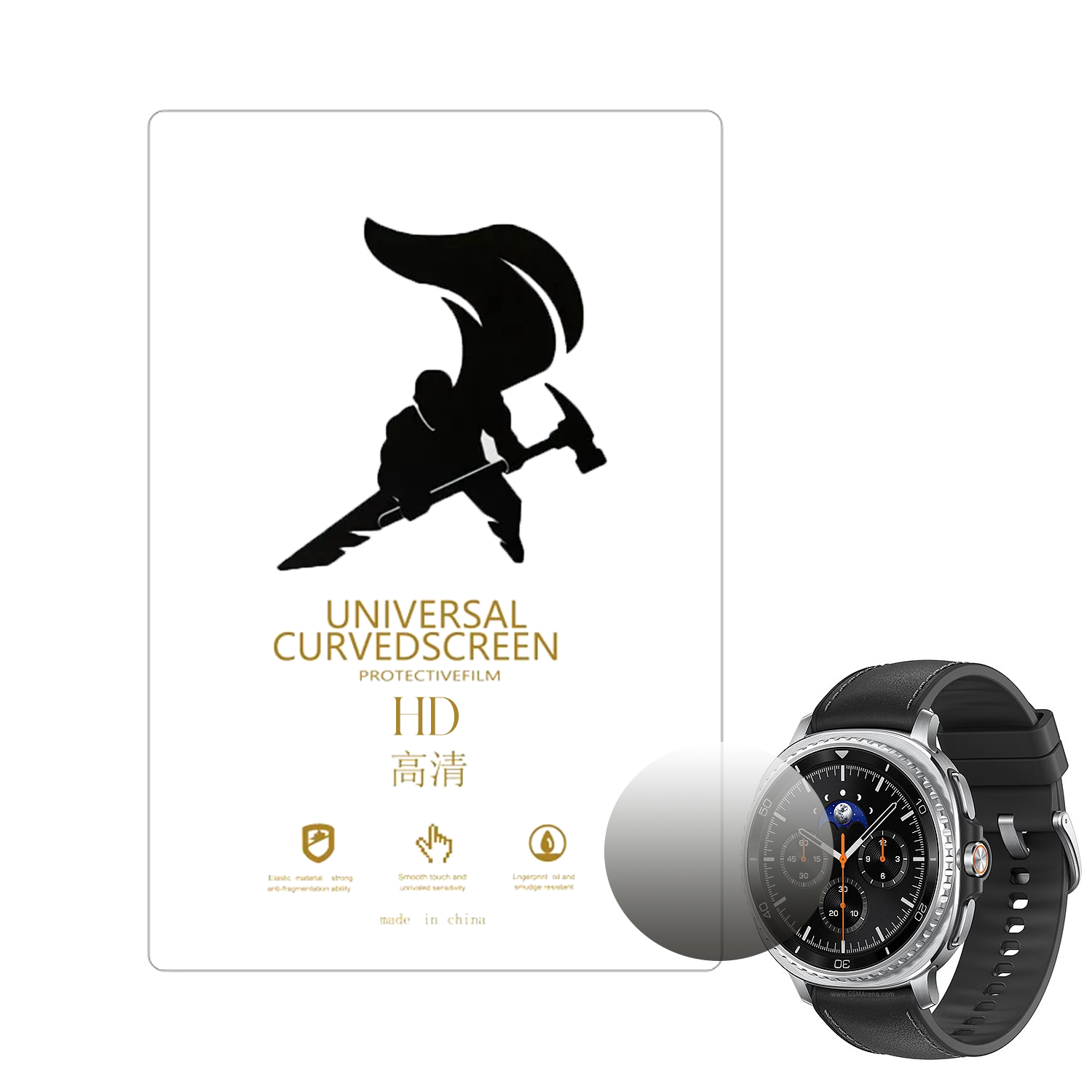 Microcase Samsung Galaxy Watch 8 Classic 46MM ile uyumlu TPU Ekran Koruma Filmi - EKM109