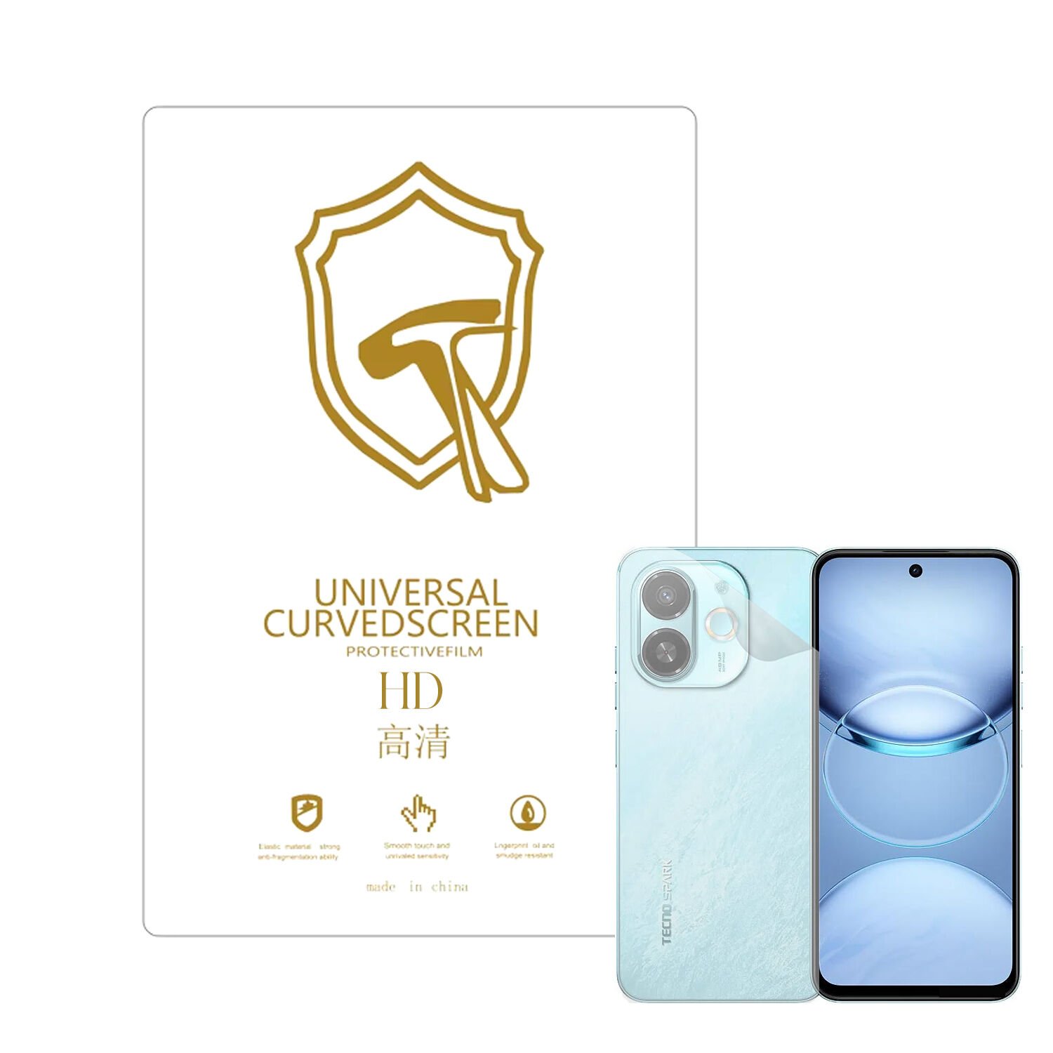 Microcase Tecno Spark 30C 5G ile Uyumlu Full Tpu Nano Arka Ekran Koruma Filmi - EKM102