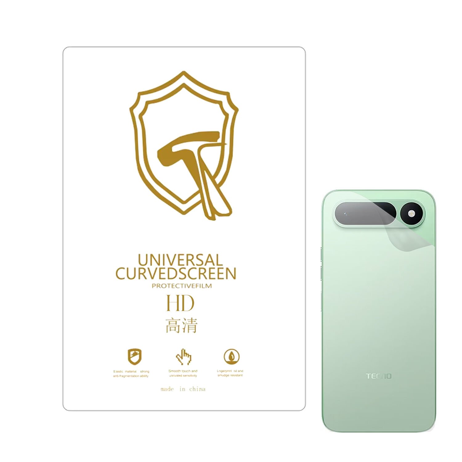 Microcase Tecno Spark 50 ile Uyumlu Full Tpu Nano Arka Ekran Koruma Filmi - EKM102