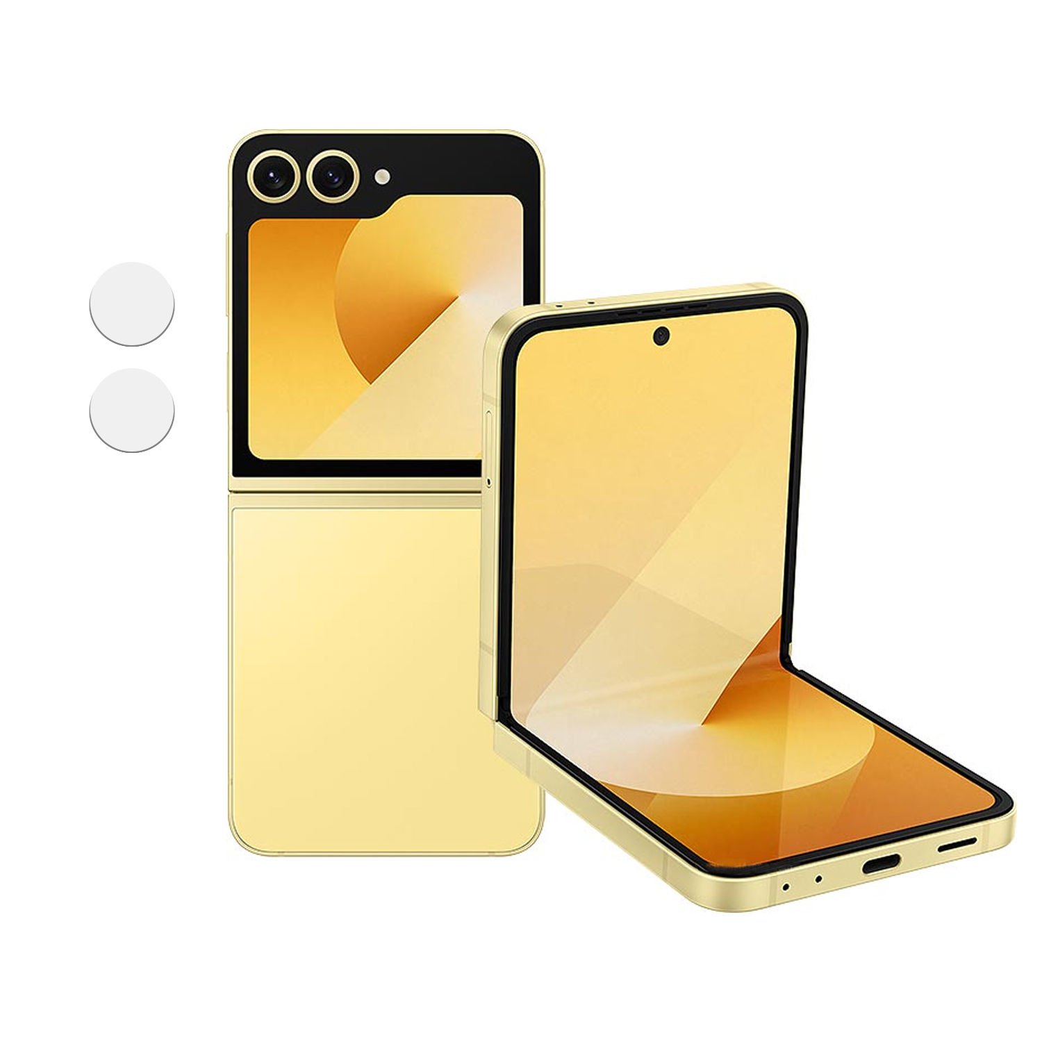 Microcase Samsung Galaxy Z Flip 6/ Z Flip 7 FE Kamera Camı Lens Koruyucu Nano Esnek Film-AL3400