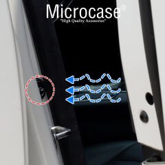Microcase Araba Kapı Ses Ve Gürültü Önleyici Conta Kaput Bagaj Darbe Emici Izolasyon Pedi 10 Adet AL5413