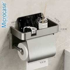 Microcase Duvara Monte Yapışkanlı Tuvalet Kağıdı Askılığı Ve Telefon Tutucu AL5706