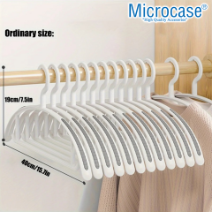 Microcase Plastik Kaliteli Kaydırmaz Pad'li Elbise Askılığı 1 ADET AL5710