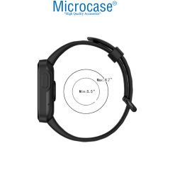 Microcase Xiaomi Mi Watch Lite için Delikli Silikon Kordon Kayış - KY66
