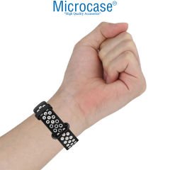 Microcase Xiaomi Mi Watch Lite için Delikli Silikon Kordon Kayış - KY66