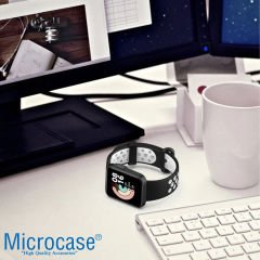 Microcase Xiaomi Mi Watch Lite için Delikli Silikon Kordon Kayış - KY66