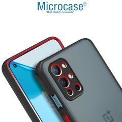 Microcase OnePlus 8T London Serisi Sert Kılıf - Buzlu Siyah