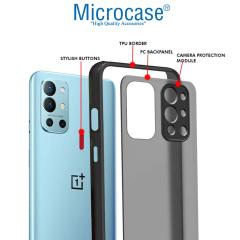 Microcase OnePlus 8T London Serisi Sert Kılıf - Buzlu Siyah