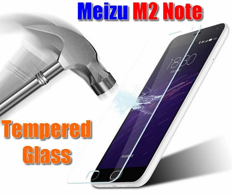 Meizu M2 Note Tempered Glass Cam Ekran Koruma