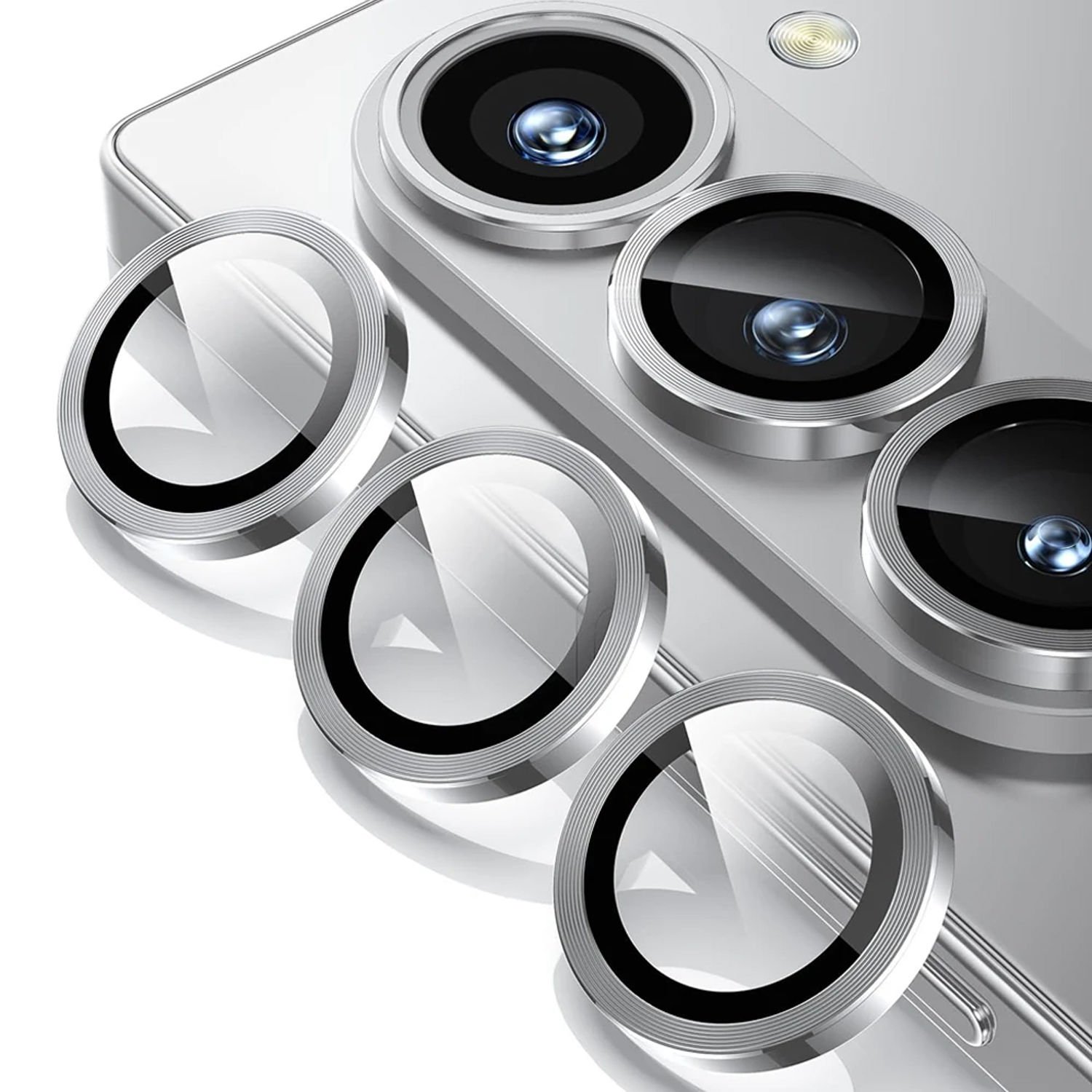 Microcase Samsung Galaxy Z Fold 6 Kamera Camı Lens Koruyucu Halka Set - AL8114