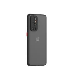 Microcase OnePlus 9 Pro London Serisi Sert Kılıf - Buzlu Siyah