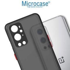 Microcase OnePlus 9 Pro London Serisi Sert Kılıf - Buzlu Siyah